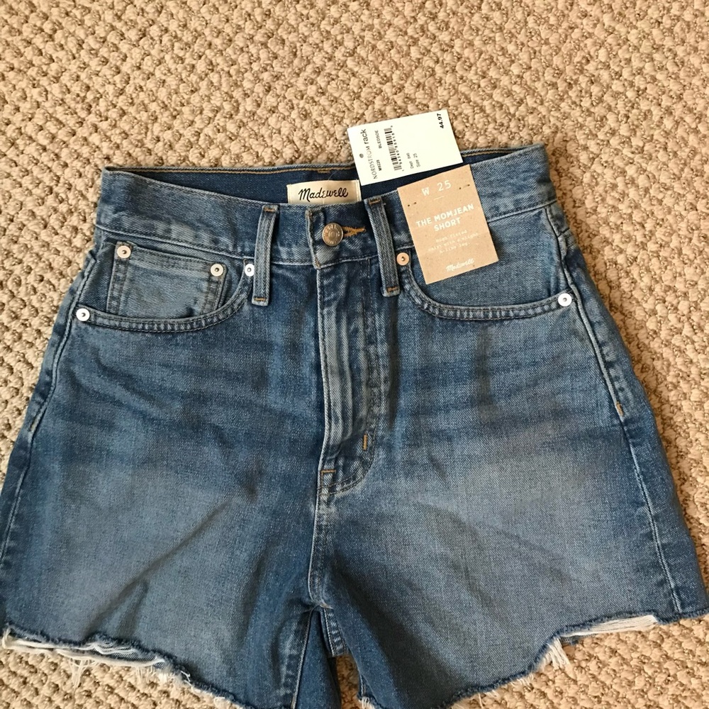 Madewell the mom Jean short